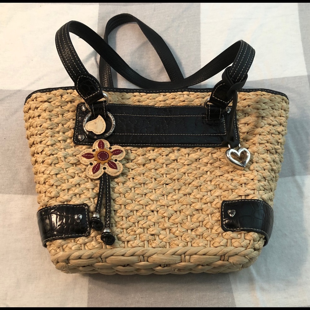 Brighton straw handbag excellent condition
